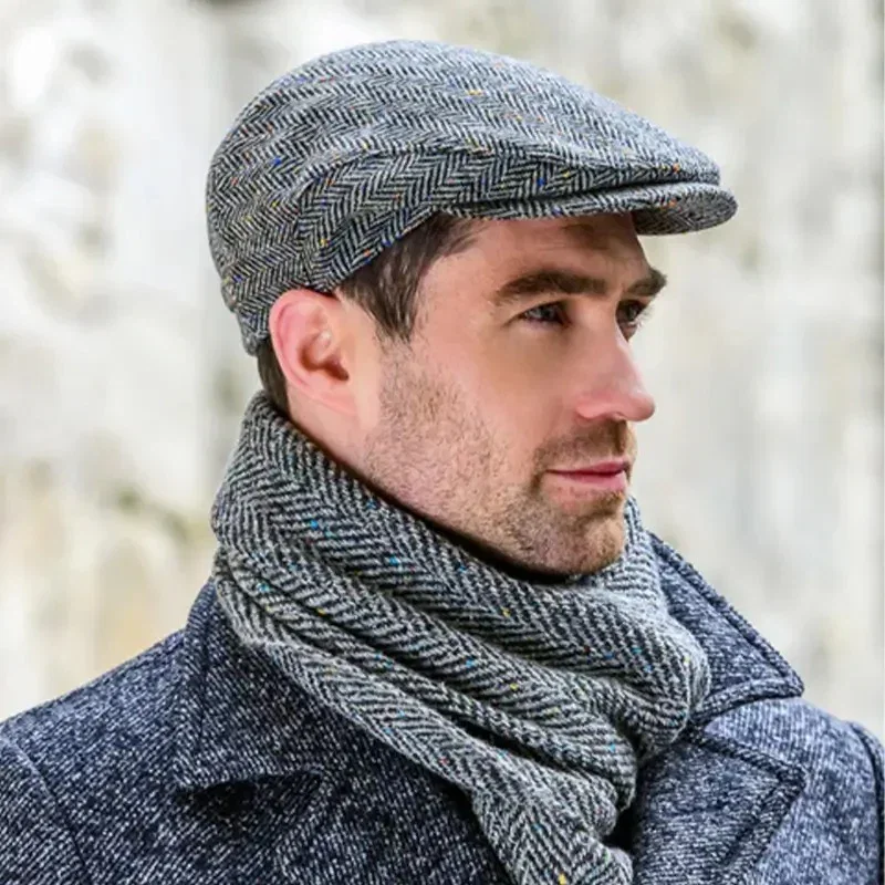Image of Wool Irish Trinity Flat Cap