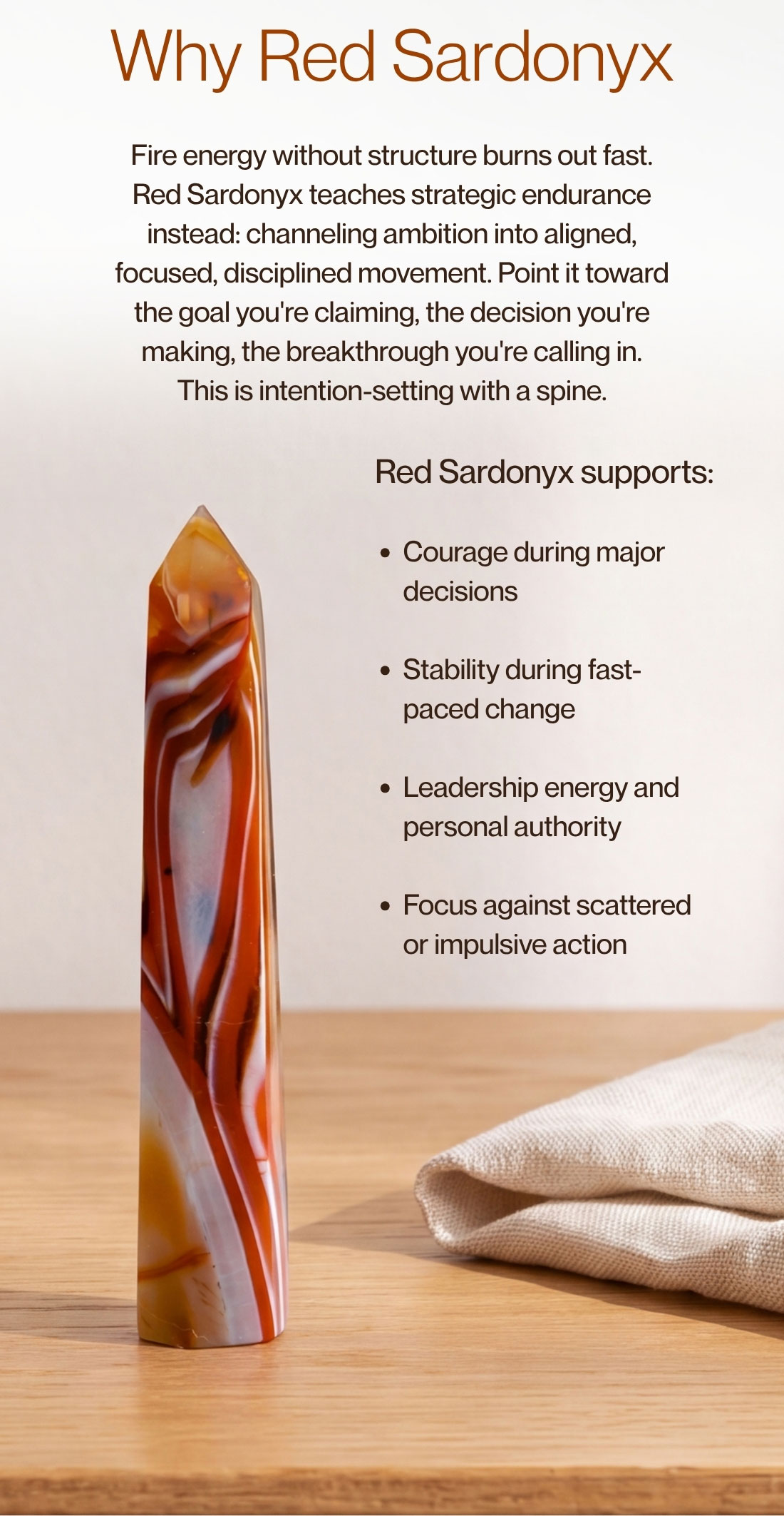 Why Red Sardonyx