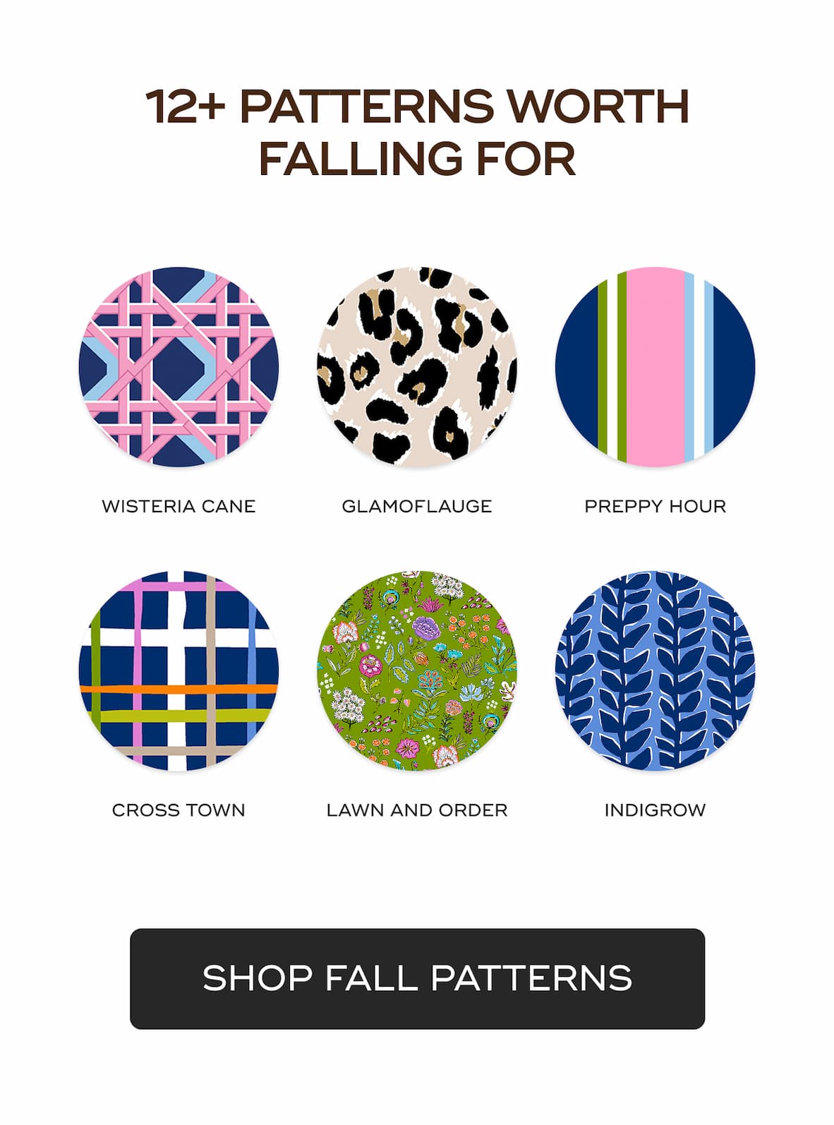 12+ patterns worth falling for