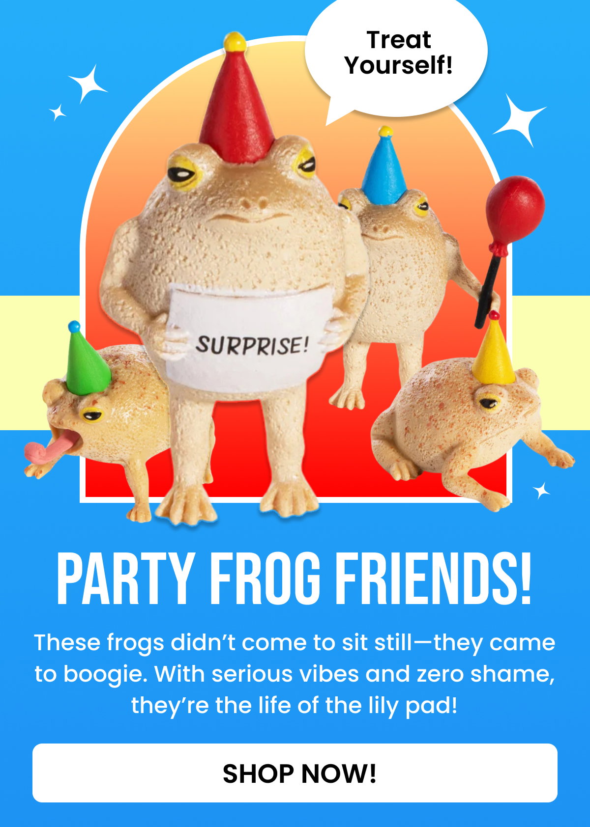 Party Frogs (4-pack)