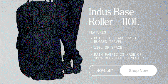 Indus Base Roller - 110L - Black Stingray