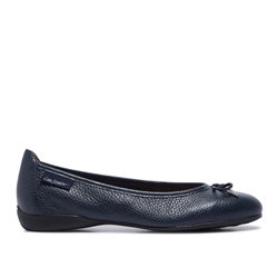 Hosanna Navy Leather Loafers