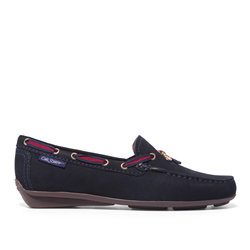 Faris Navy Slip-On Loafers