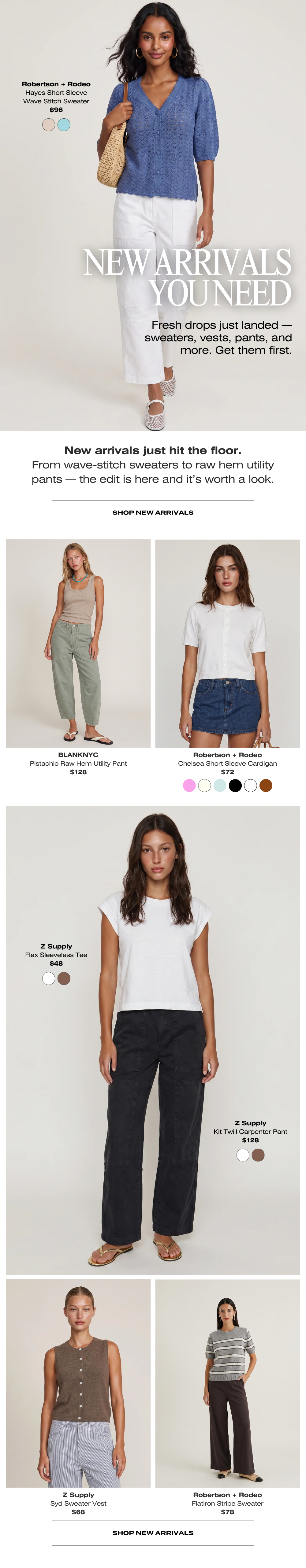 SHOP NEW ARRIVALS