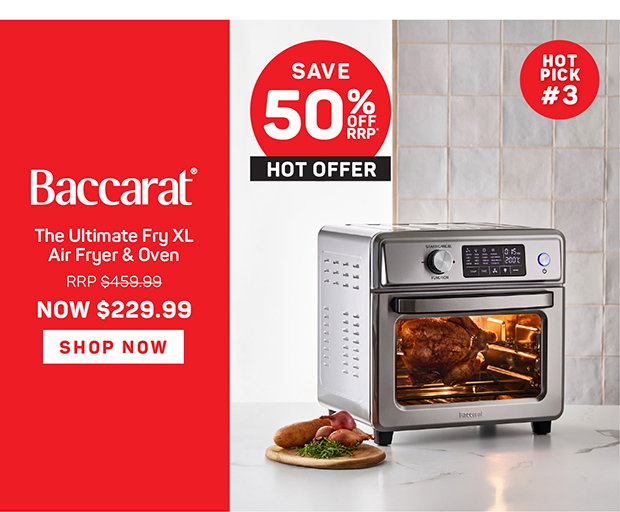 Baccarat The Ultimate Fry XL Air Fryer & Oven