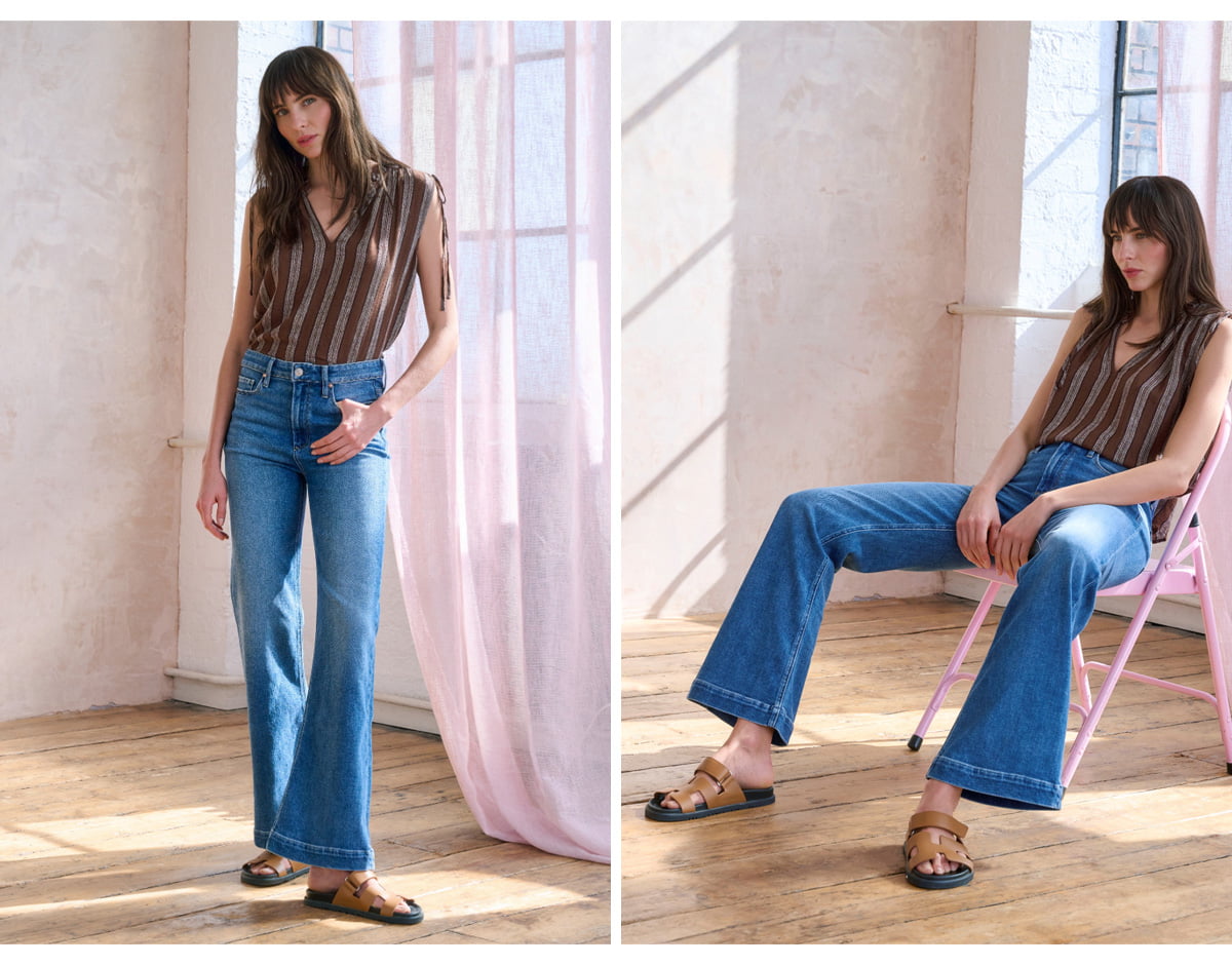 Fresh arrivals have landed, with a curated edit of lightweight, summer-ready pieces from Rails. Pair with bestselling denim for a fail-safe outfit formula for warmer days