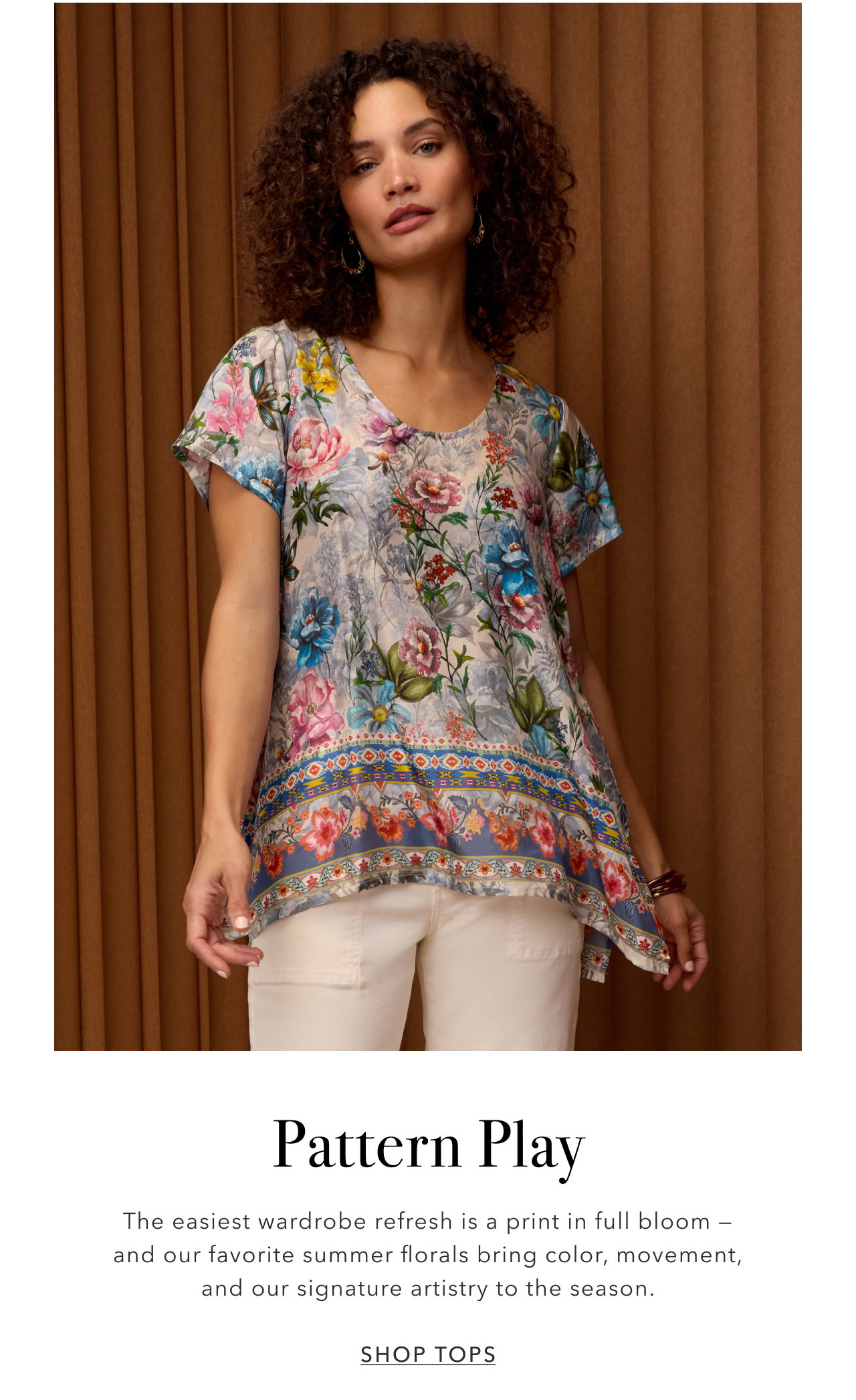 PATTERN PLAY SHOP TOPS