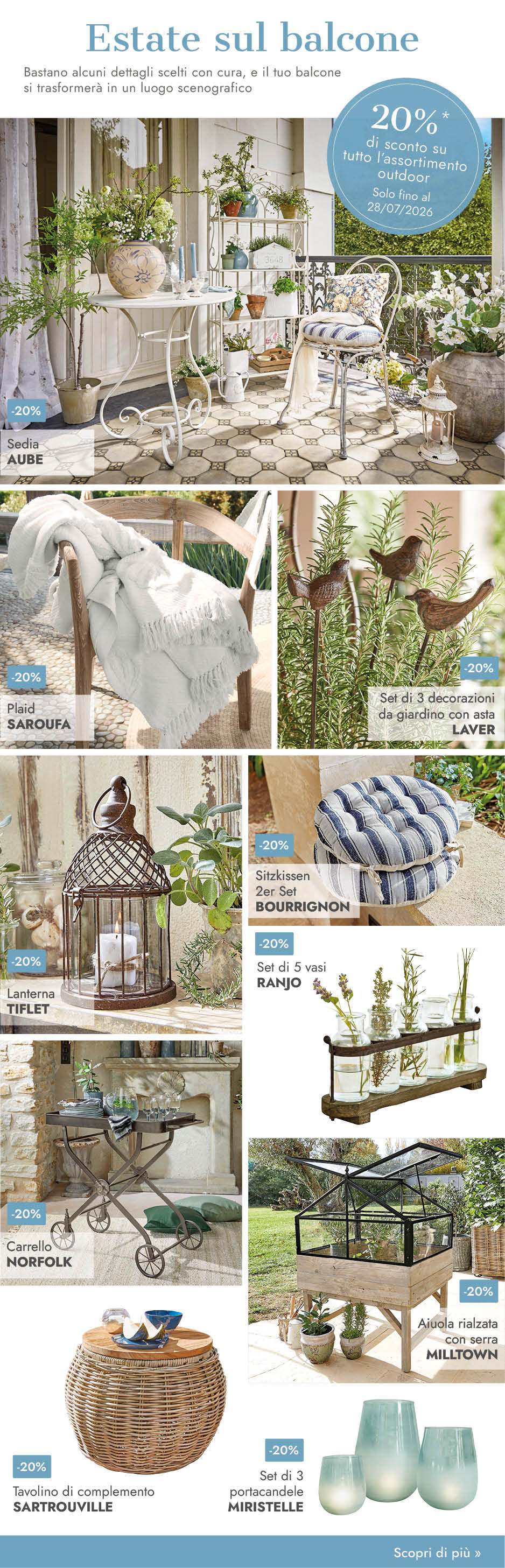 Estate sul balcone | LOBERON