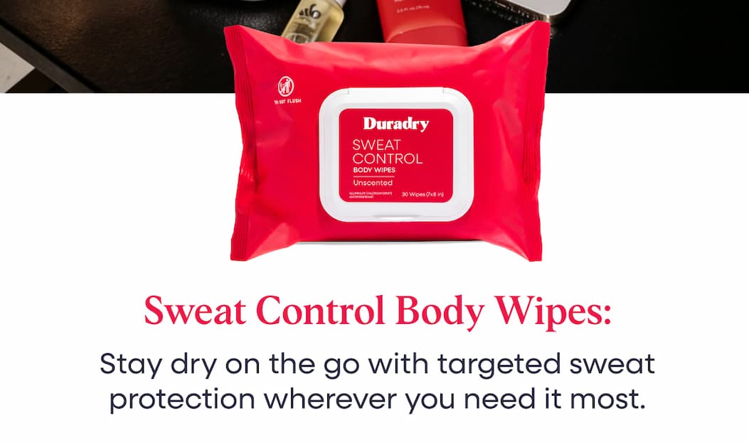 Sweat Control Body Wipes