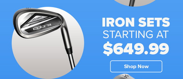 Iron Sets Starting At $649.99