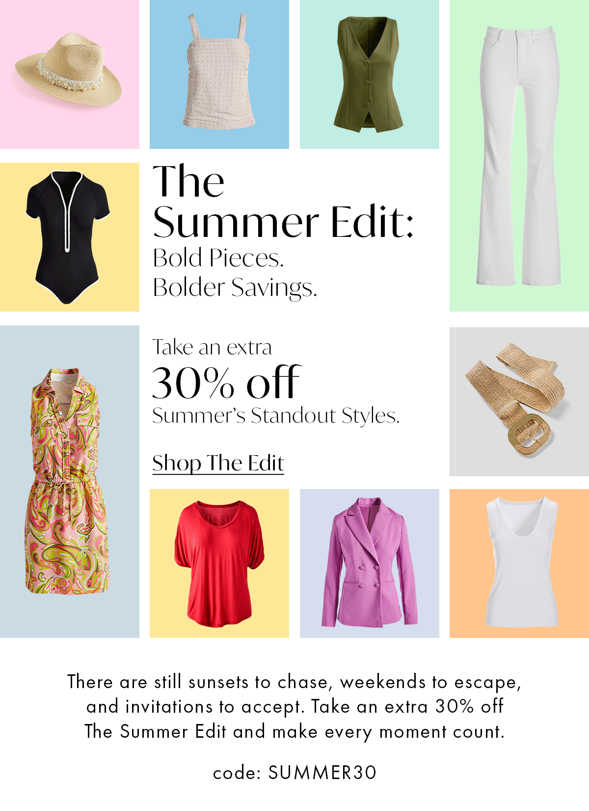 Shop and Save on the Summer Edit