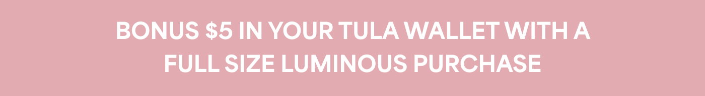 FREE PINK 'GLAZE ON US WITH CULT CLASSIC LUMINOUS OR 24-7 MOISTURE LUMINOUS PURCHASE