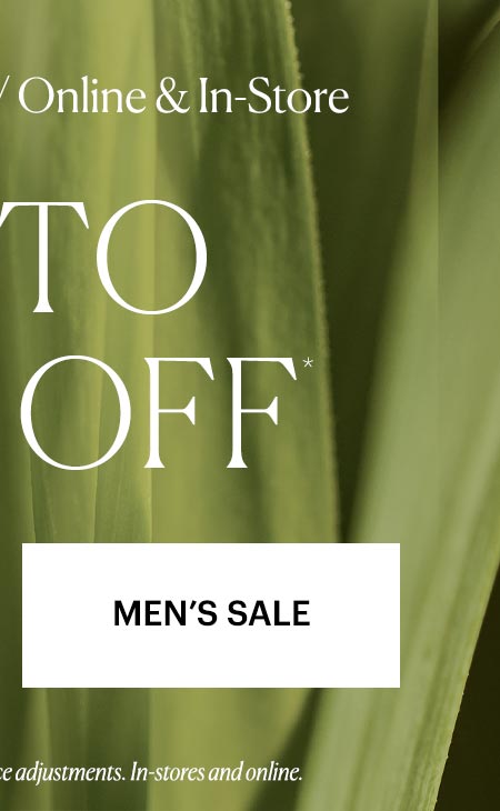 Shop Men's up to 60% Off Sale