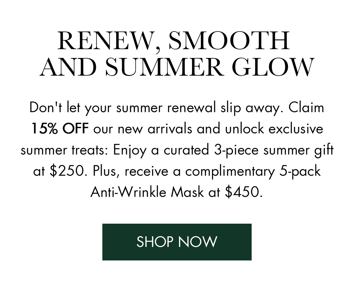 Enjoy 15% OFF Our Curated Summer Heroes