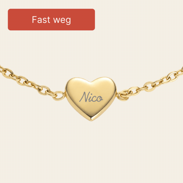 Gravierbare Heart Armkette
