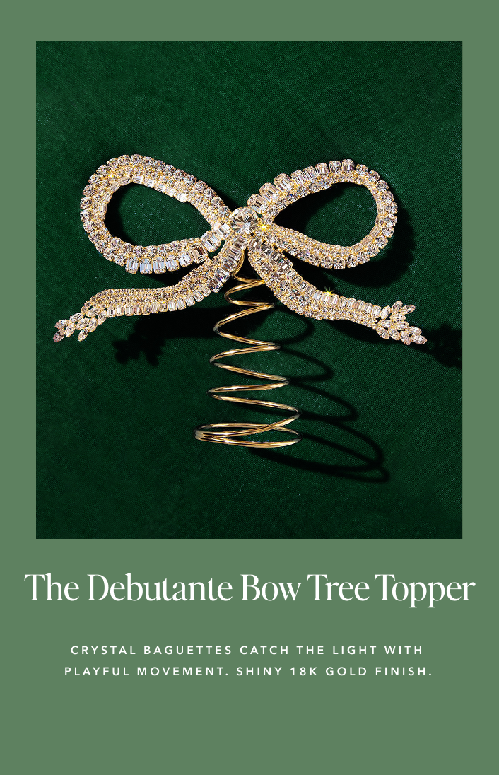 Bow Tree Topper 