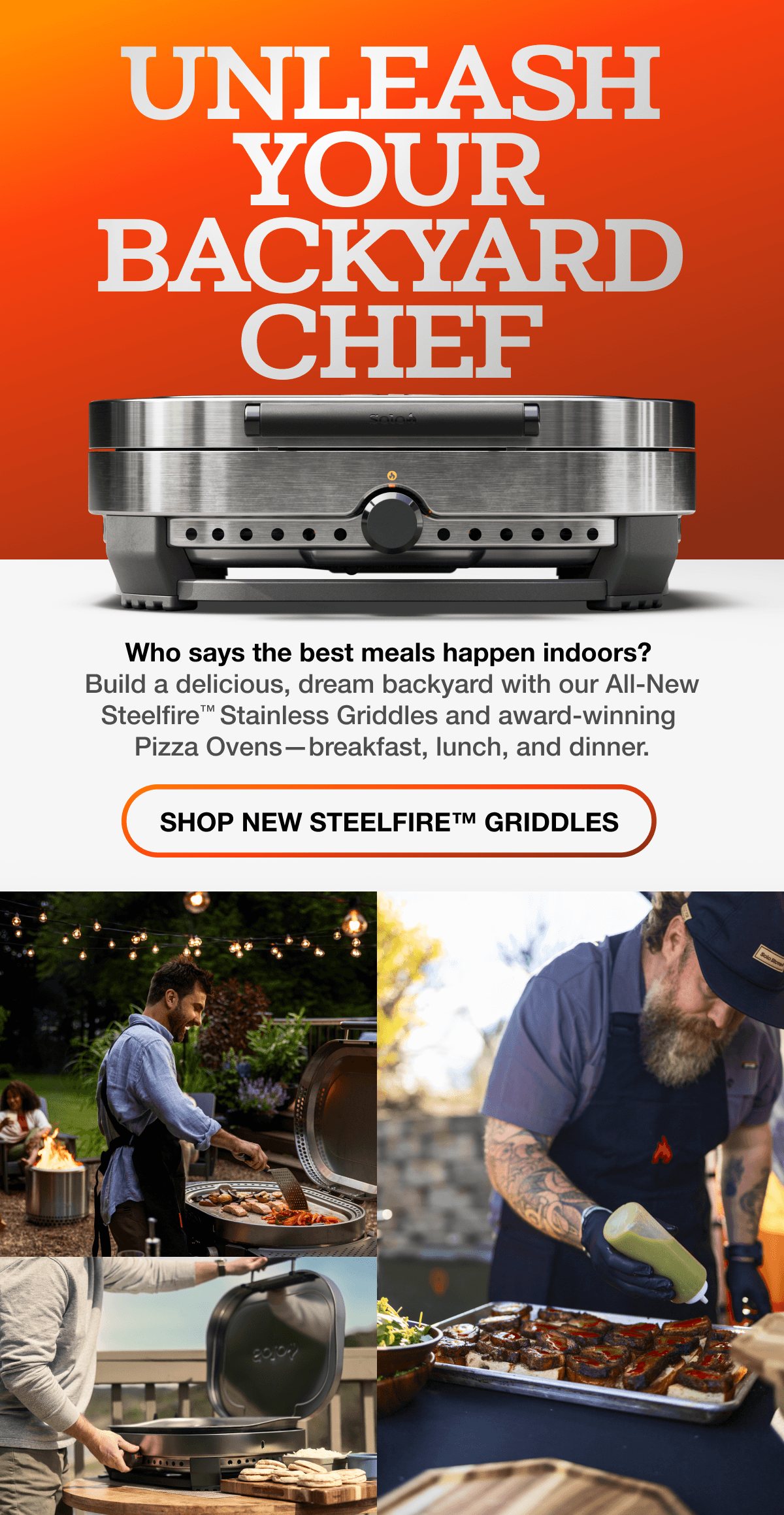Steelfire 22 Stainless Griddle
