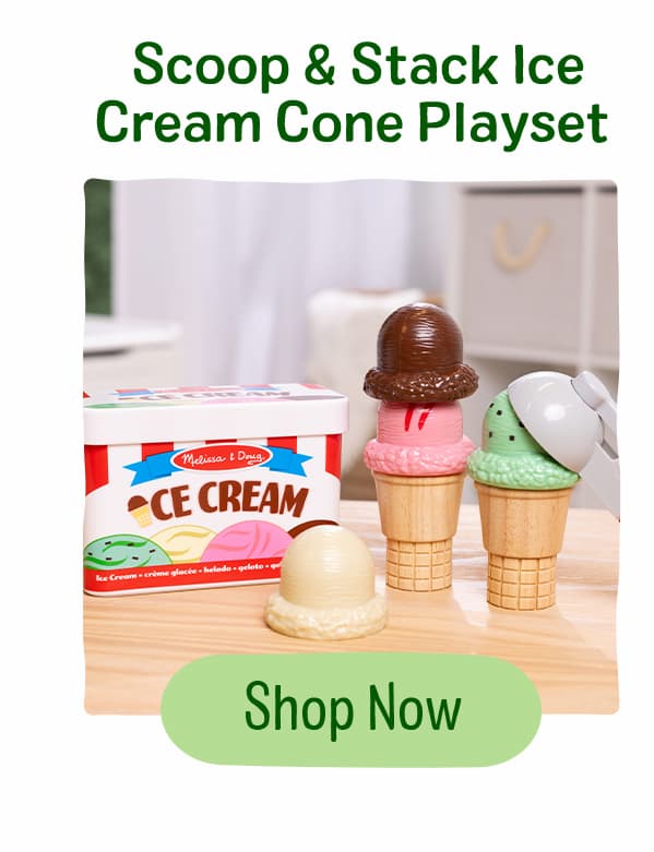 Scoop & Stack Ice Cream Cone Magnetic Play Set