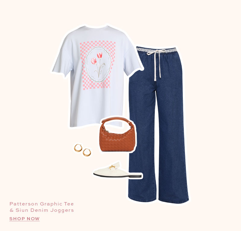 Patterson Graphic Tee - Baby Blue