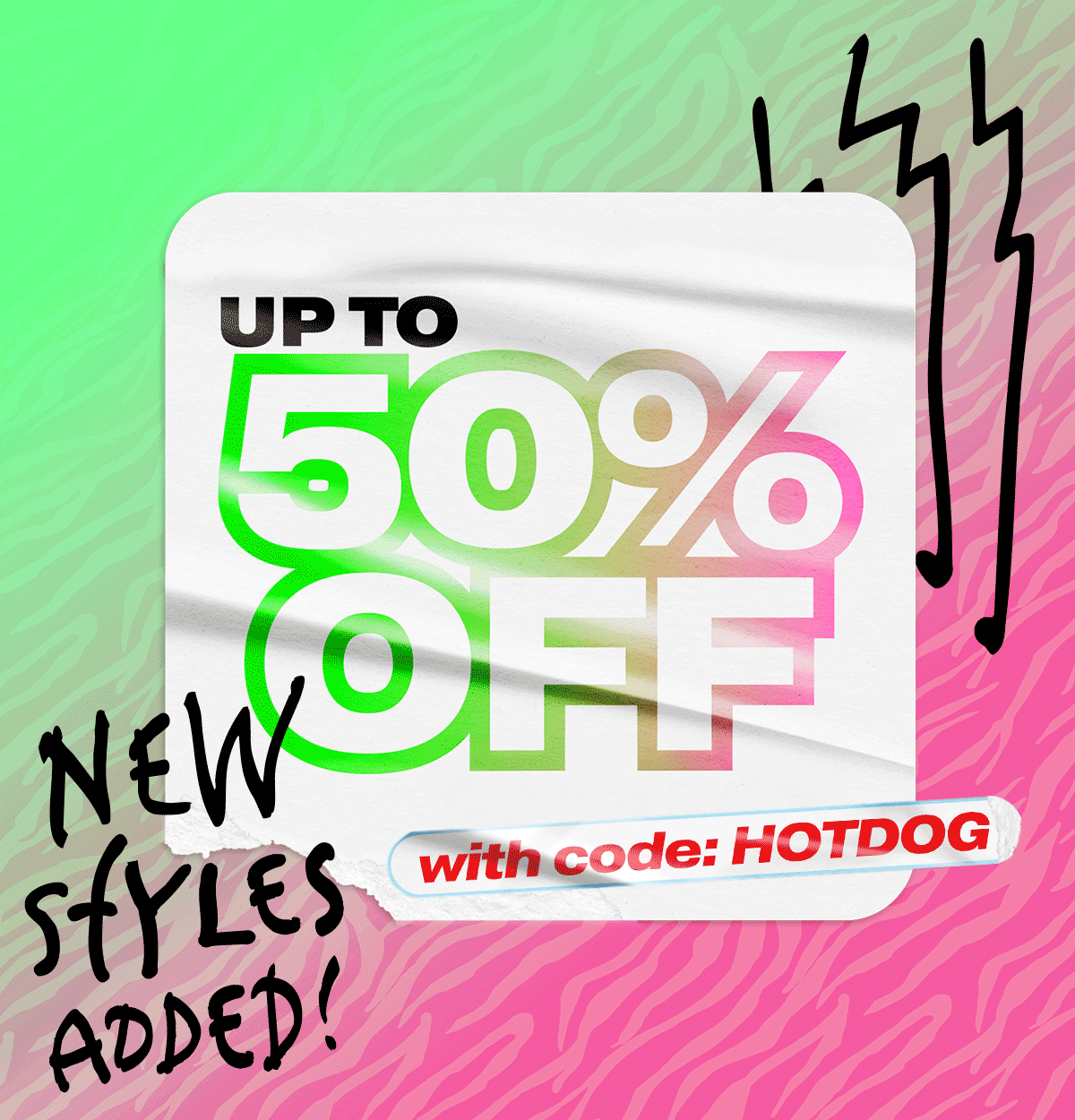 Up to 50% off
