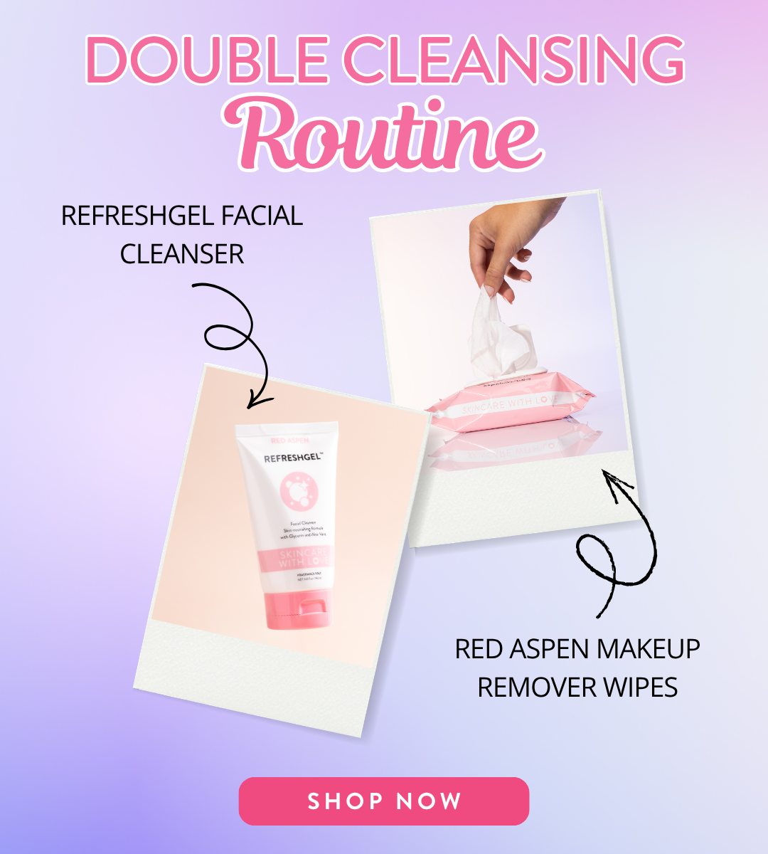 Red Aspen Double Cleansing Routine