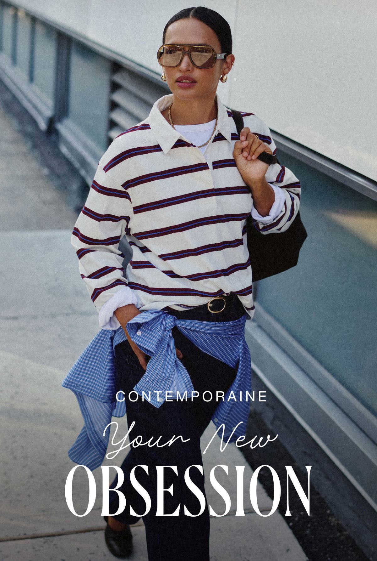 Your New Obsession. Woman wearing a polo at 69$