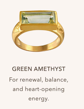 Shop Green Amethyst Rings