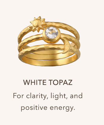 Shop White Topaz Rings