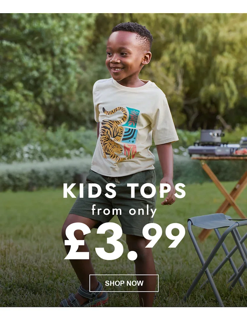 Kids Tops From Only £3.99