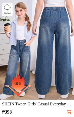 SHEIN Tween Girls Casual Everyday...
