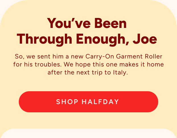 You’ve Been  Through Enough, Joe 