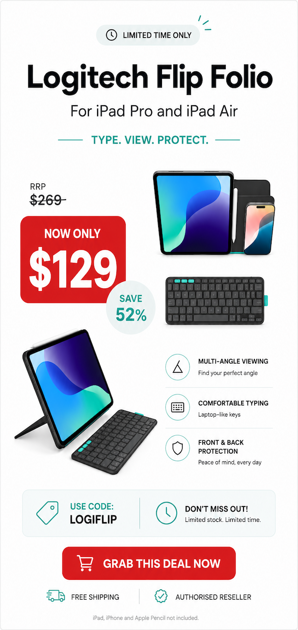 Logitech Flip Folio $129