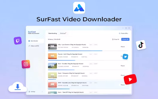 SurFast Video Downloader – 2 PCs (Win/Mac) | Lifetime Access