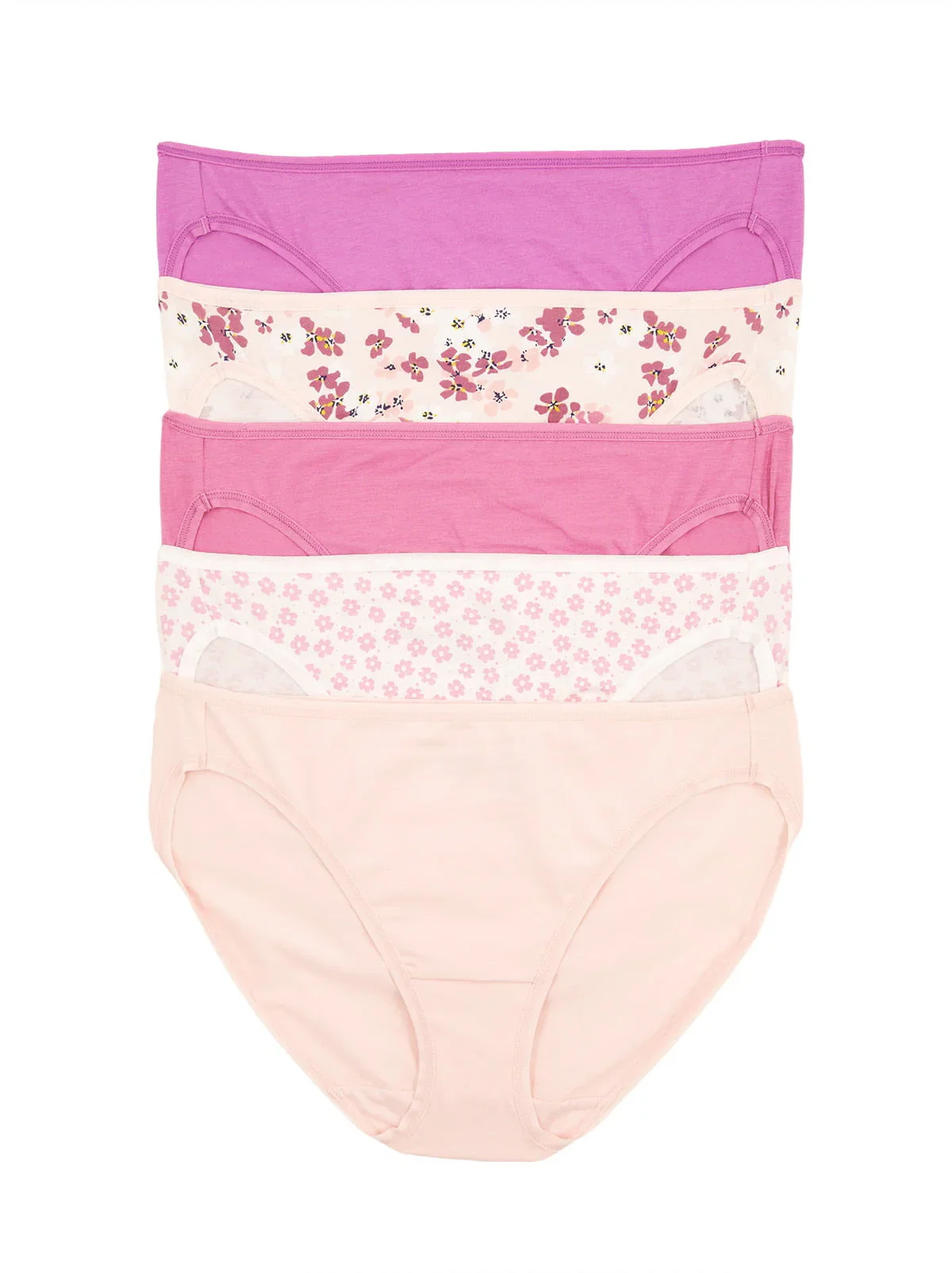 Image of Cotton Modal Bikini Underwear 5-Pack
