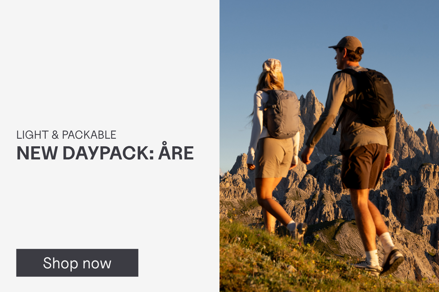 Light & Packable – NEW DAYPACK: ÅRE