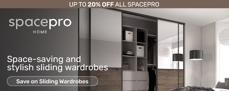Spacepro sliding wardrobes, up to 20% off