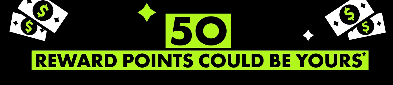 50 Reward Points Could be Yours