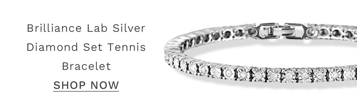 Brilliance Lab Silver Diamond Set 1.00ct Tennis Bracelet
