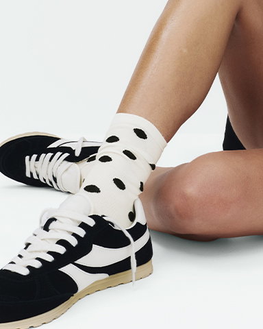 Ivory Mix 2 Pack Supersoft Spot Print Crew Socks