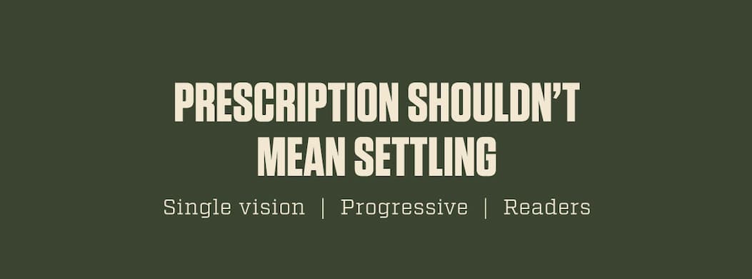 Made for You. YOUR PRESCRIPTION. OUR STANDARD. 