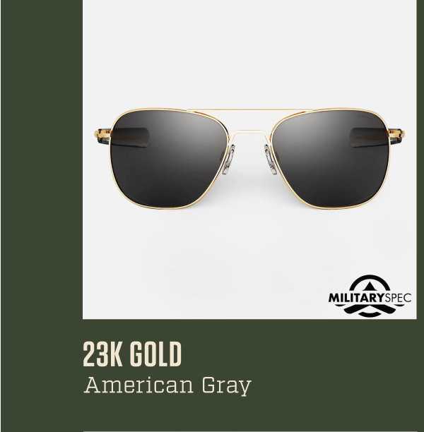 Aviator - Military Special Edition - 23k Gold