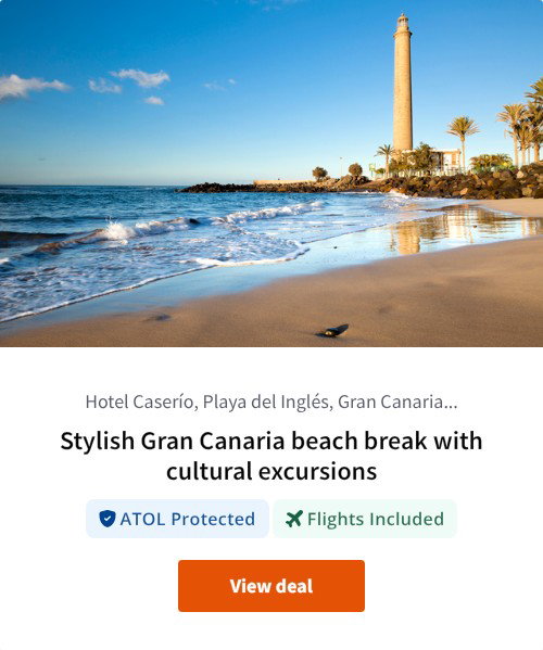 Stylish Gran Canaria beach break with cultural excursions