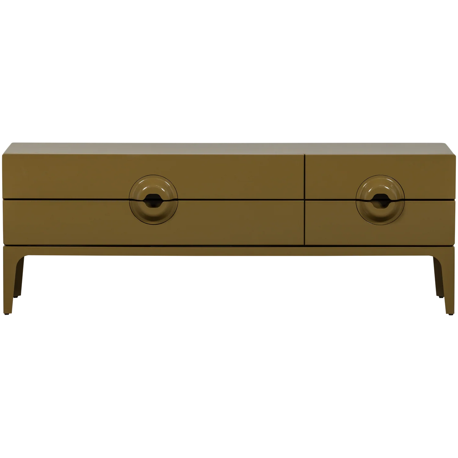 Image of WOOOD tv meubel Merge - Eucalyptus hout - Honinggeel - 57x160x44
