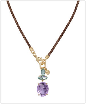 Crystal Granita Le Petite Cord Necklace