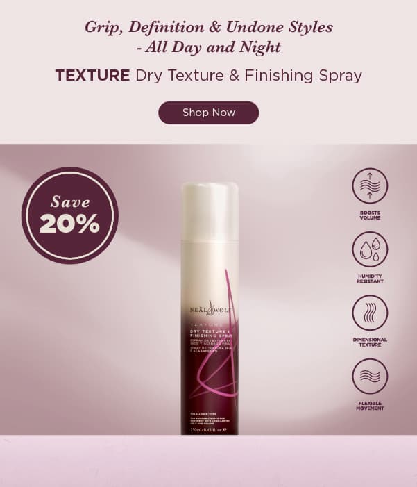 20% off TEXTURE Dry Finishing Spray