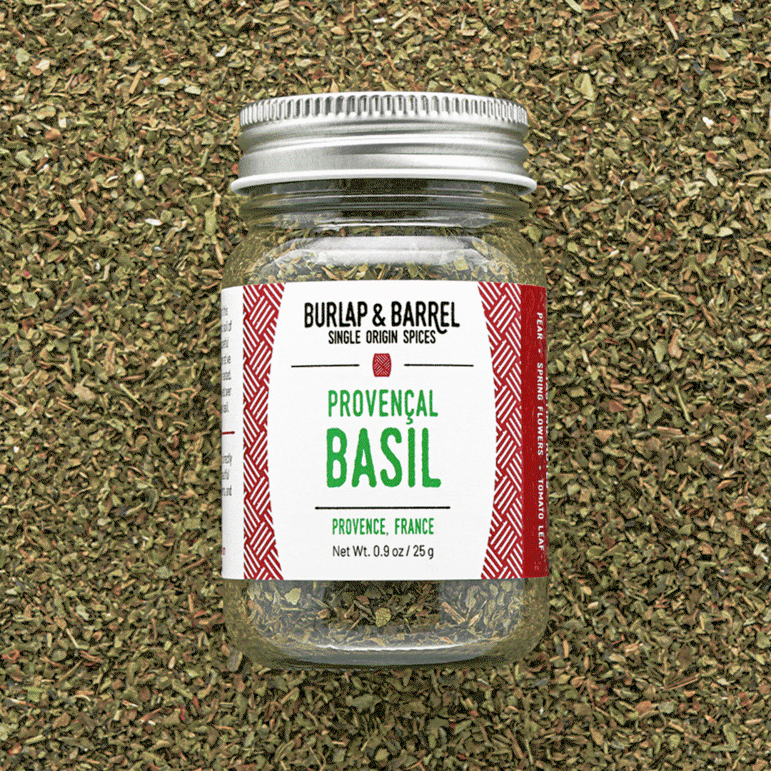 Provençal Basil jar from Burlap & Barrel