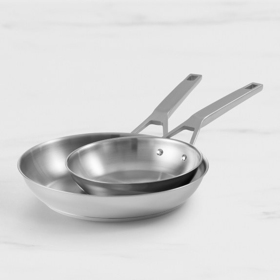Wolstead Steeltek Ultra 2pc Stainless Steel Frypan Set