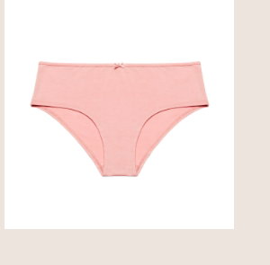 Ultrasoft Hipster Panty with Bow Detail in Rose Elegance