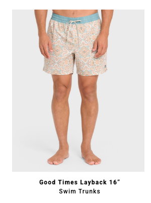 Good Times Layback 16" Swim Trunks