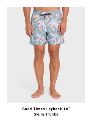 Good Times Layback 16" Swim Trunks